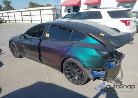 2021 Tesla Model 3 Performance Dual Motor All-Wheel Drive из США, поврежденный, VIN 5YJ3E1EC1MF089141